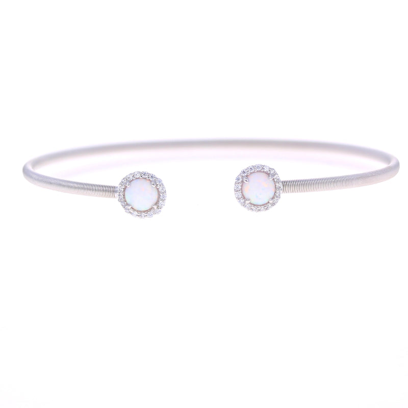Bracelets:  Sterling silver wi