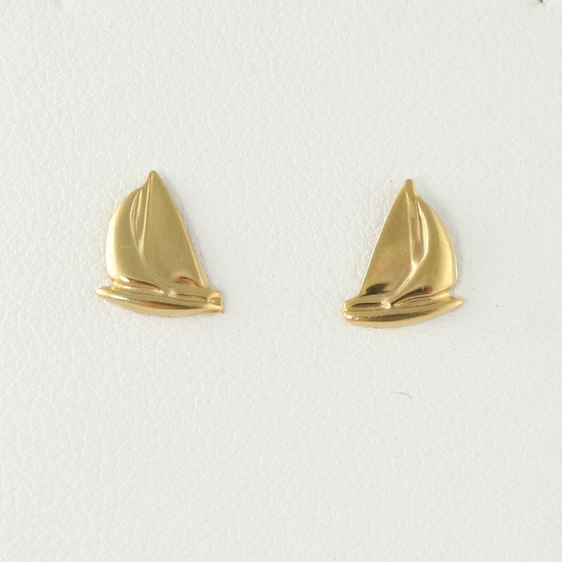 Concept earrings Yellow metal